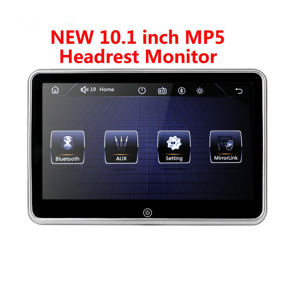 10 Inch Ultra-thin Car Headrest Monitor MP5 Player Mirror Link Android FM HD 1080P Video Screen With USB/SD Multimedia Player