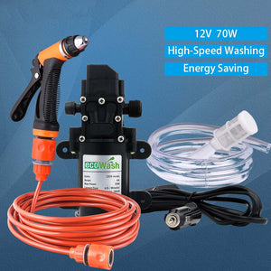 Car Wash 12V Car Washer Gun Pump High Pressure Cleaner Car Care Portable Washing Machine Electric Cleaning Auto Device