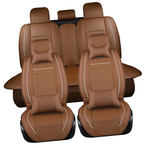 HIGH Quality Car Seat Covers Set For Vw Hyundai IX25 Toyota RAV4 Auto Interior Accessories Luxury Design Leather Seat Protector