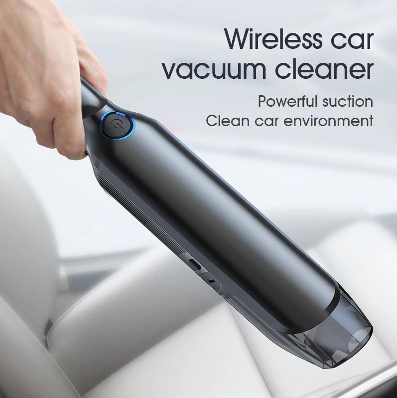 Mini Wireless Car Vacuum Cleaner Super Strong Suction 5000 Pa 60W Portable Handheld Auto Vacumm Cleaner For Car Home